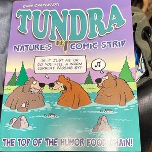 Tundra Comic Book Cover - Colorful Bear Cartoon